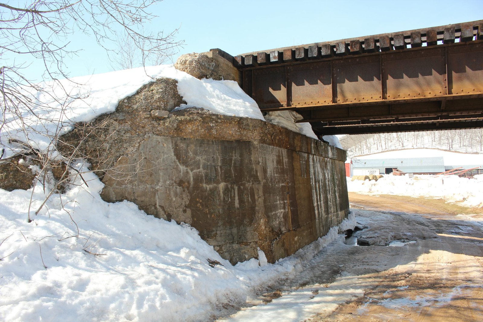 West abutment